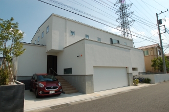 ガレージドア スティールフラットドア